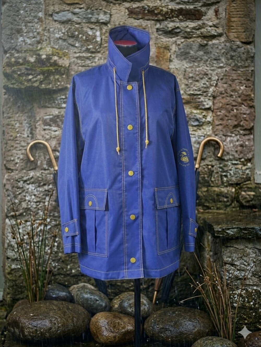Blue Windbreaker Jacket